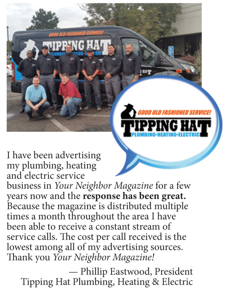 Phillip Eastwood, President, Tipping Hat Plumbing, Heating & Electric